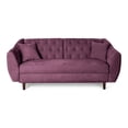 thumbnail image 2 of Sofá 3 Plazas Makora Velvet Morado Modelo Clooney, 2 of 7