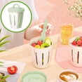 thumbnail image 1 of Xihbxyly Vaso de Fruta, Recipiente Versátil para Ensalada con Escurridor, Vaso para Avena con Tenedor Integrado, Diseño Duradero a Prueba de Fugas, Ideal para El Hogar y El Trabajo, Solución Elegante, 1 of 7