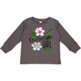 thumbnail image 3 of Inktastic Mississippi Girl Magnolia Flowers and Leaves Girls Long Sleeve Toddler T-Shirt, 3 of 5