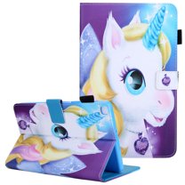 Allytech Samsung Galaxy Tab A 7.0 Case, SM-T280 Case, Galaxy Tab A 7.0" 2016 Case, Folio Flip PU Leather Wallet Stand Cover for Samsung Galaxy Tab A 7.0 Inch Tablet 2016 Release,Unicorn