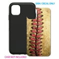 thumbnail image 2 of DistinctInk Custom SKIN / DECAL compatible with OtterBox Symmetry for iPhone 11 (6.1" Screen) - Old Baseball Stitch - Show Your Love of Baseball, 2 of 5
