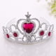 thumbnail image 3 of Tiara para niños, corona de princesa de plástico, varita mágica, tocado, diadema, 3 of 6