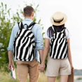 thumbnail image 4 of Rocae Zebra for Canvas College Laptop Backpack for Men Women-Medium, 4 of 5