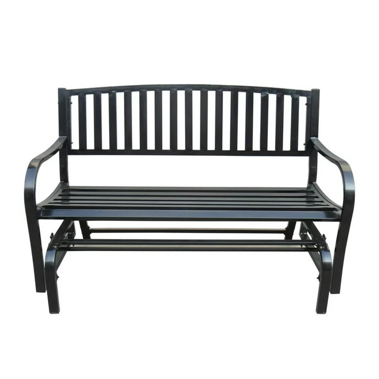 Black 2024 glider bench
