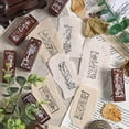 thumbnail image 4 of Set vintage de sellos de goma de madera con 8 patrones de flores y plantas, 4 of 7