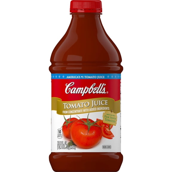 Campbell’S 100% Tomato Juice, 46 Fl Oz Bottle