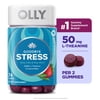 OLLY Goodbye Stress Gummy, Stress Support, GABA, L-Theanine, Berry Flavored, 74 Count