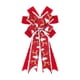 thumbnail image 2 of Lazos de cinta roja para Navidad Lazos para coronas navideñas Lazos para atar con lazos DIY 10 lados Decoración para de Navidad para coronas, 2 of 9