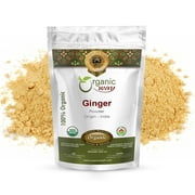 Organic Way Ginger Root Powder (Zingiber officinale Roscoe) - Adds Flavour & Aroma | Organic & Kosher Certified | Vegan, Non GMO & Gluten Free | USDA Certified - 1 LBS / 16 Oz