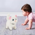 thumbnail image 6 of BESTSKY Plush Electronic Interactive Cats That Move and Meow Walking Lifelike Interactive Toy Robot Kitten Pet Cute Stuffed Kitten for Girls Kids, 6 of 7