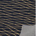 thumbnail image 3 of CHAIN LINK NAVY AND GOLD Kitchen Mat By Kavka Designs, 3 of 3