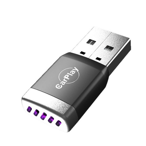 Adaptador Inalámbrico CarPlay para Android Auto, Convertidor de CarPlay con Cable USB A Inalámbrico, Conectar y Usar, Conexión Automática para Automóviles.