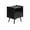 Black, variant on Accent Table - Side - End - Nightstand - Bedroom - Living Room - Gray Laminate