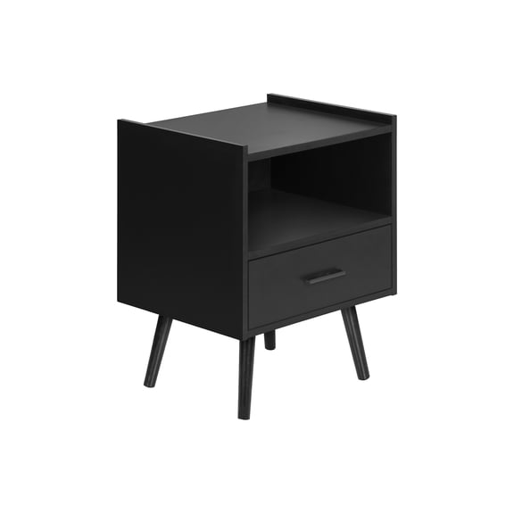 Monarch Specialties I 3667 Accent Table, End, Bedroom, Black Laminate