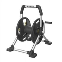 Gorilla  150 ft. Black & Gray Retractable Free Standing Hose Reel Cart