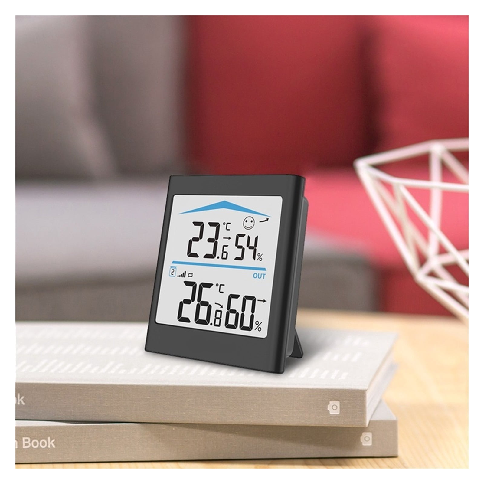 Wireless Weather Station with Motion Activated Backlight, Digital Thermometer