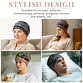 thumbnail image 6 of PHOGARY 5pcs/set Women's Slouchy Beanie Chemo Hat Stretch Cancer Head Wraps Sleep Head Scarf for Cancer Patient, 6 of 7