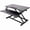 Black, variant on Adjustable Height Sit-Stand Laptop Workstation, Portable Standing Desk Converter Equipped with Slide-out Keyboard Tray for Indoor Study Work, Black