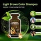 thumbnail image 2 of Herbishh Hair Color Shampoo 10 Sachet +1 Argan Hair Mask Pouch | 3 in 1 Hair Dye | PPD Free | Easy to Use | Gray Coverage | Travel Size | Available in 6 Colors | (Light Brown), 2 of 5