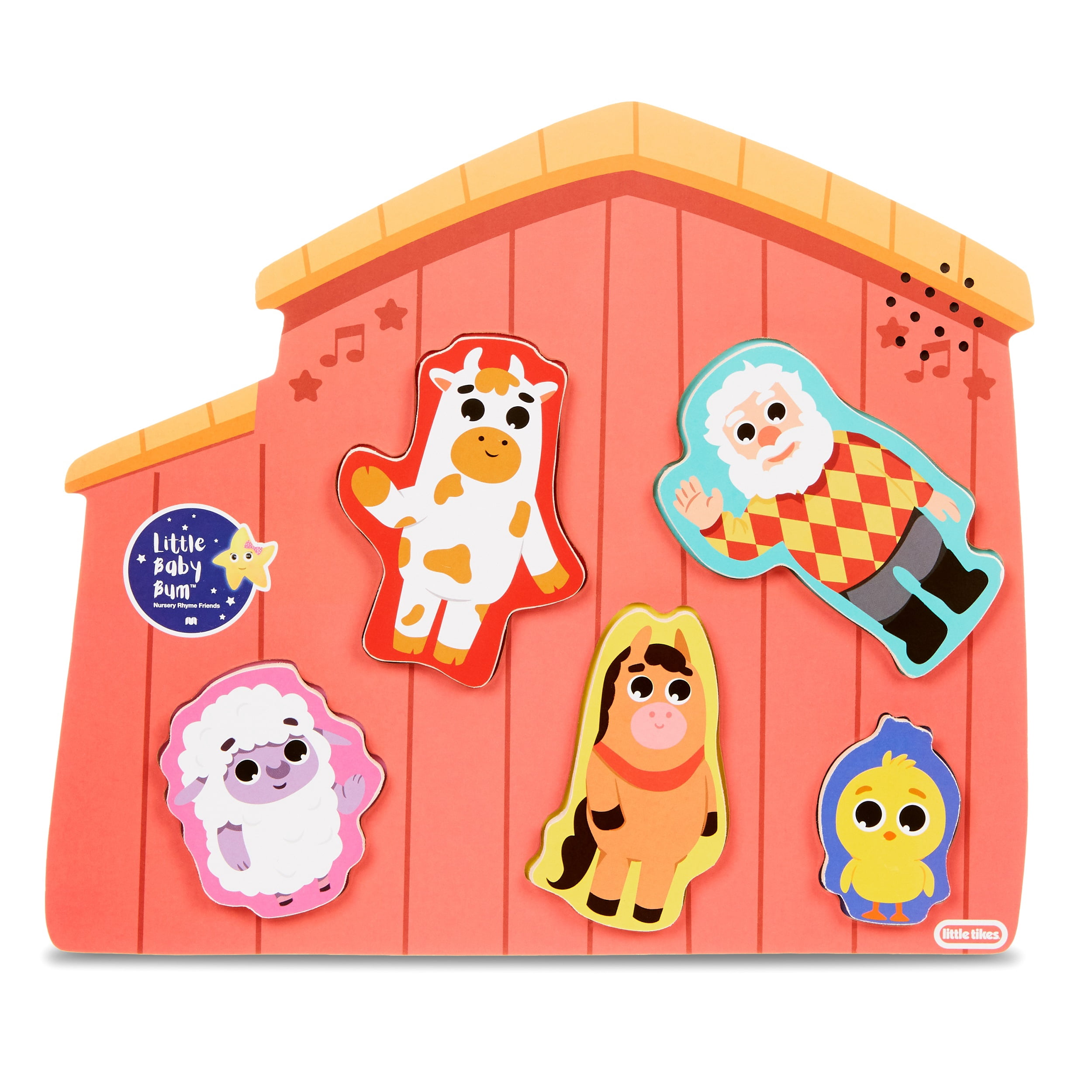 Little Baby Bum Musical Wooden Puzzle-Farm
