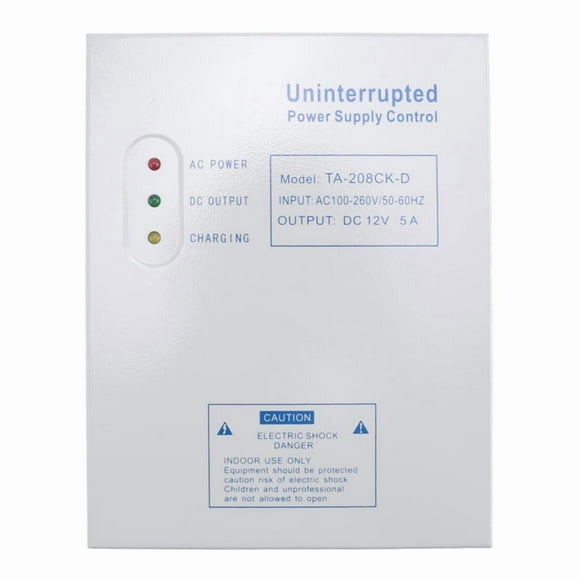 208CK-D AC 110-240V DC 12V/5A Door Access Control System Switching Supply Power UPS Power Supply