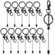 thumbnail image 4 of 12 llaveros de metal con cuentas, kit para hacer llaveros, llaveros de cuentas en blanco, artículos para manualidades con cuentas, mochilas, 4 of 8