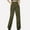 Army Green, variant on Idoravan Straight Jeans for Women Clearance Women's Trendy Denim Trousers Design High-waisted Loose Slimming Contrasting Color Straight Pants Army Green XS