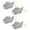 L 4pcs, variant on YIFAEUX 2/4Pcs Dog Respirator Muzzle Adjustable Air Filter Face Cushion Reusable Breathable Anti Fog Anti Dust Protective Muzzle for Large Small Dogs