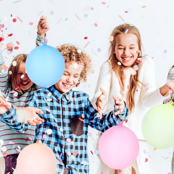 KHBUAB 50Pcs Punch Balloons for Kids Party Supplies Assorted Color Latex