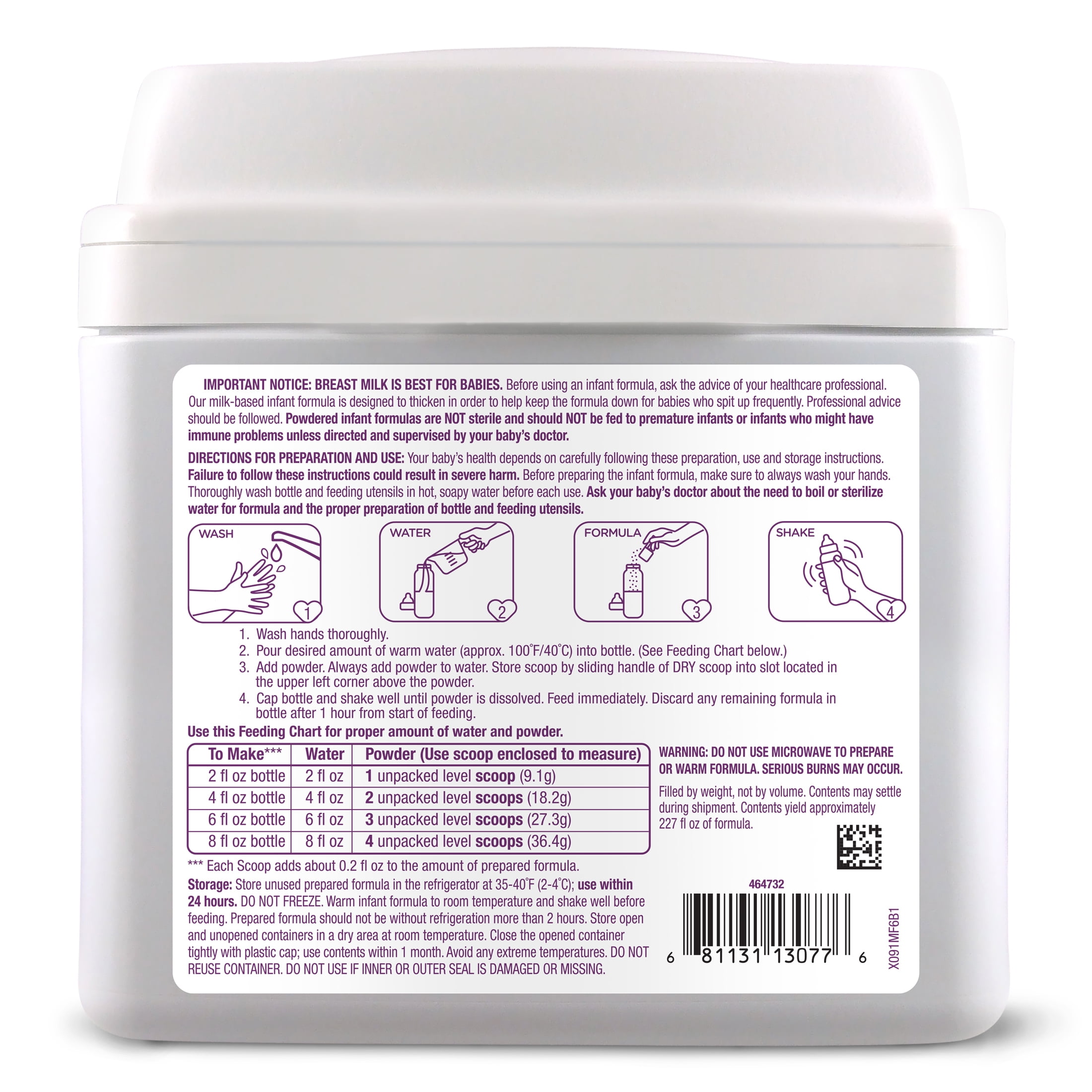 parents choice rice formula