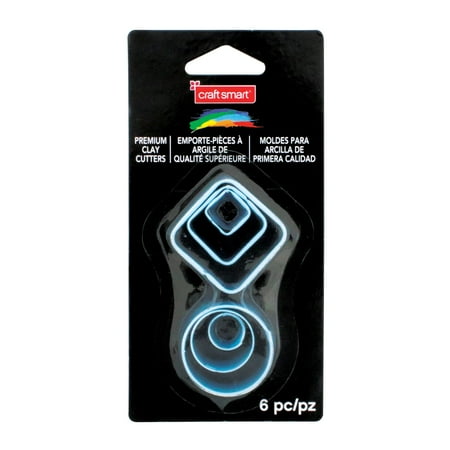 UPC: 0886946824685 | Square & Circle Premium Clay Cutters By Craft Smart®
