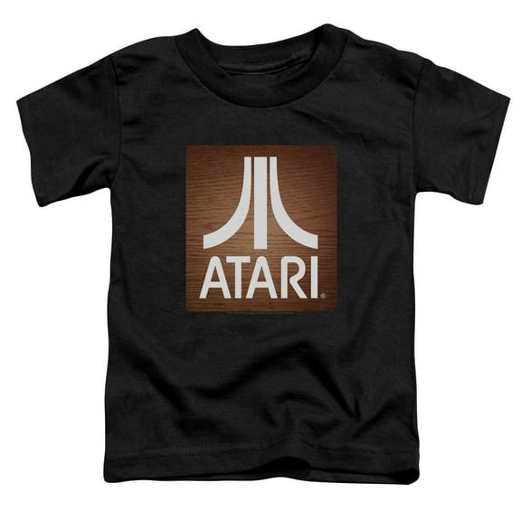Atari Classic Wood Square S/S Toddler T-Shirt Black