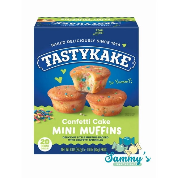 Tastykake Confetti Cake Mini Muffins Box