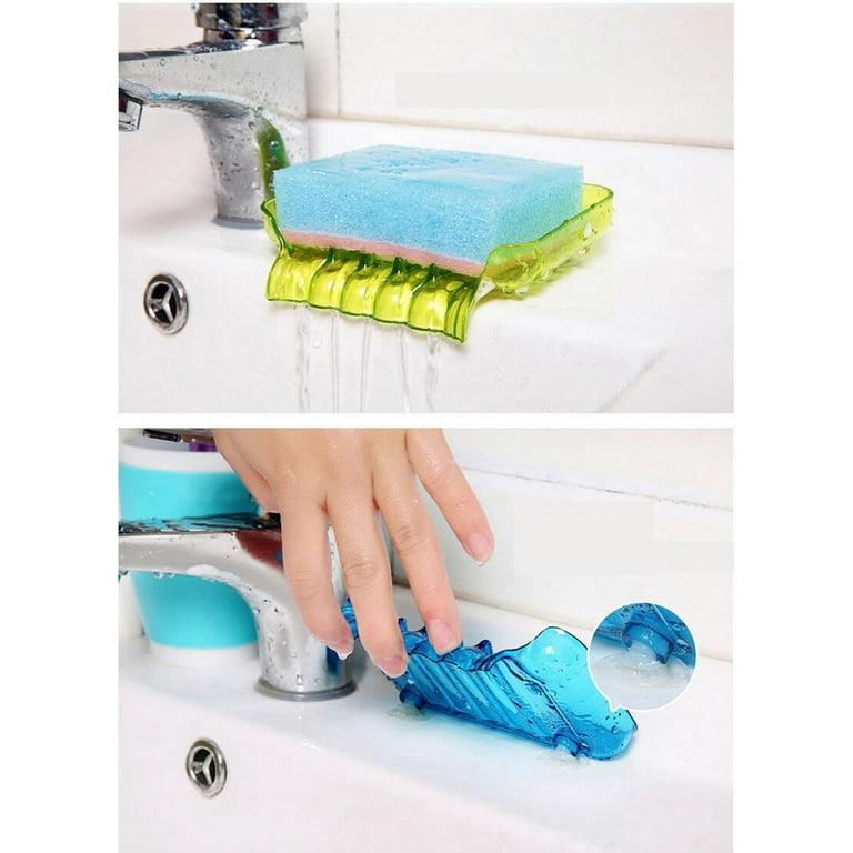 Soap Dish Shower Waterfall Soap Tray Soap Saver Soap Holder For