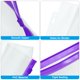 thumbnail image 3 of Uxcell A4 Binder Pocket, 15 Pack PVC Letter Size Zipper 3 Holes Binder Pouch for 3-Ring Notebook Binder, Purple, 3 of 5