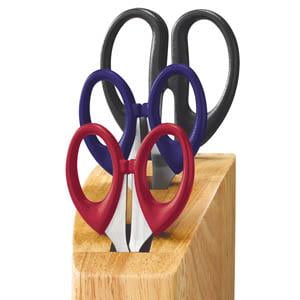 knife block set with scissors