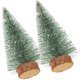 thumbnail image 3 of 2 piezas 15 cm decoraciones navideñas decoración de escritorio creativa color pino agujas mini adorno de árbol de navidad (verde claro), 3 of 5