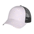 thumbnail image 6 of Lsque Kawaii Cat Paw Printed Trucker Hat - Baseball Cap for Men Women - Breathable Mesh Side, Adjustable Fit - for Casual Wear, 6 of 7
