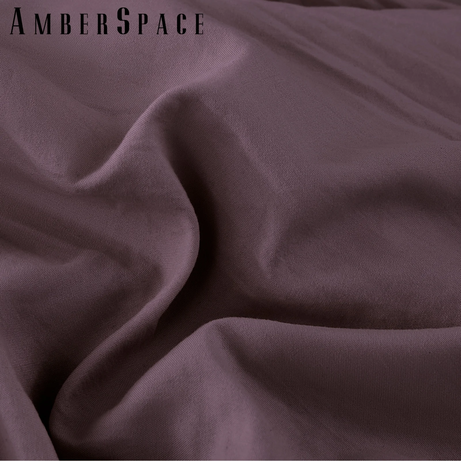 Amberspace Prewashed fabric 3-piece Bed in a Bag Comforter Set with Sheets,Deep Purple,King