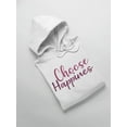 thumbnail image 3 of Choose Happiness! Hoodie Women -GoatDeals Designs, Female Large, 3 of 4