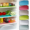 thumbnail image 2 of Farfi 4Pcs Non-slip Mat Spill-proof Refrigerator Shelf Liners Easy to Clean Kitchen Cabinets Mat for Home, 2 of 13