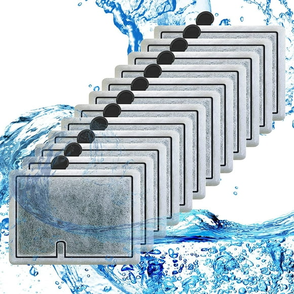 shiyou-12 Pack Fish Tank Filters for aqueon Filter cartridges Small, Replacement Filter Cartridge for QuietFlow 10 and 1/2.5/5 Gallon Minibow Aquarium Cartridge Filters