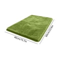 thumbnail image 3 of Shaggys Bath Mat Soft Microfiber Shower Rug Non Slip Absorbent Quickly Dry Washable Floor Carpet for Bathroom Bedroom 15.7x23.6in Green, 3 of 7