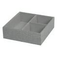 thumbnail image 3 of (2 pack) Better Homes & Gardens 4-Piece Hard-Sided Drawer Adult Organizer, Gray, 3 of 9