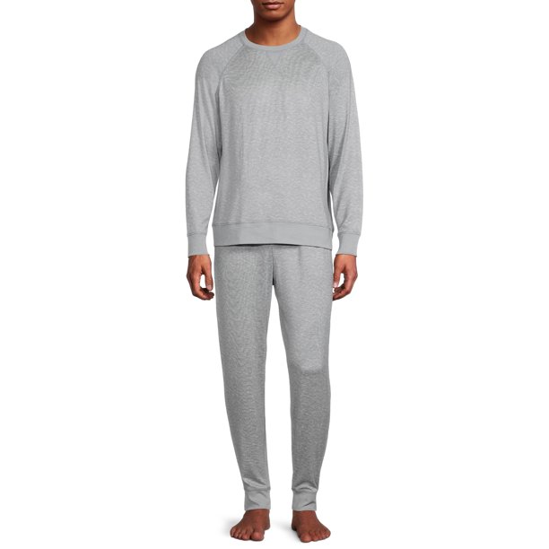 ANDE Men's Long Sleeve Top & Jogger Sleepwear Set, Sizes S2XL, Mens
