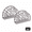 Semi-circular V-pattern style silver, variant on Stainless Steel Half-Round V-Shape Standing Napkin Holder 2 Pack Modern Minimalist Table Tissue Organizer for Restaurant Bar Hotel Café Kitchen Use