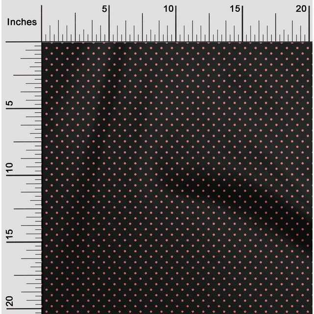 oneOone Tissu Polyester Lycra à Pois Tissu de Couture BTY 56 Pouces de Large