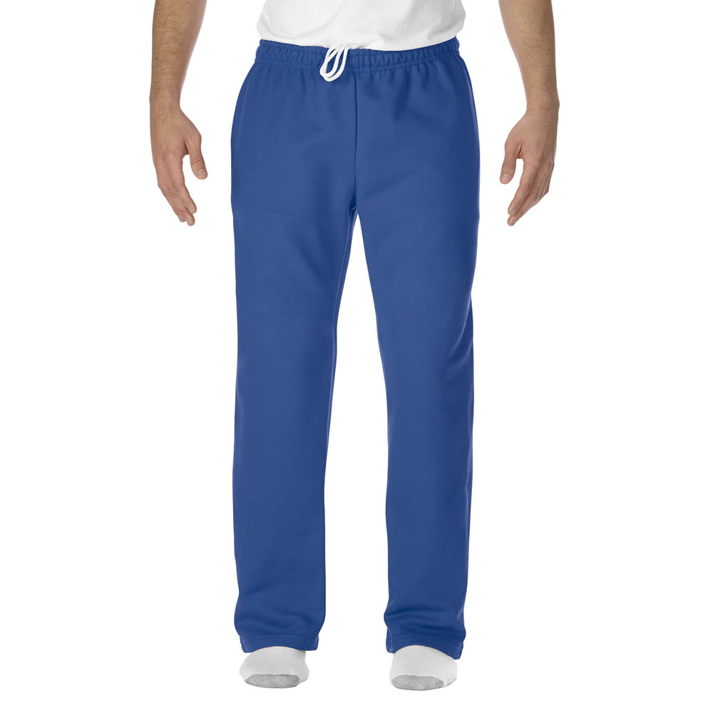 Gildan - Gildan Men's Fleece Open Bottom Pocketed Sweatpants - Walmart ...