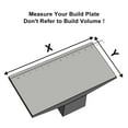 thumbnail image 3 of Resin 3D Printer Build Plate Flexible Spring Steel Plate Flex Bed and Magnetic Base Sheet Sticker with Adhesive Compatible with ANYCUBIC Photon/Photon S/Mono SE/QIDI 3D Shadow 5.5S, 135 x 80mm, 3 of 8