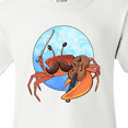 thumbnail image 4 of Inktastic Fun Fiddler Crab with Violin and Mustache Youth T-Shirt, 4 of 5